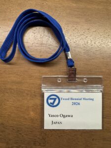 矯正歯科学会Tweed Meetingでのネームバッジ